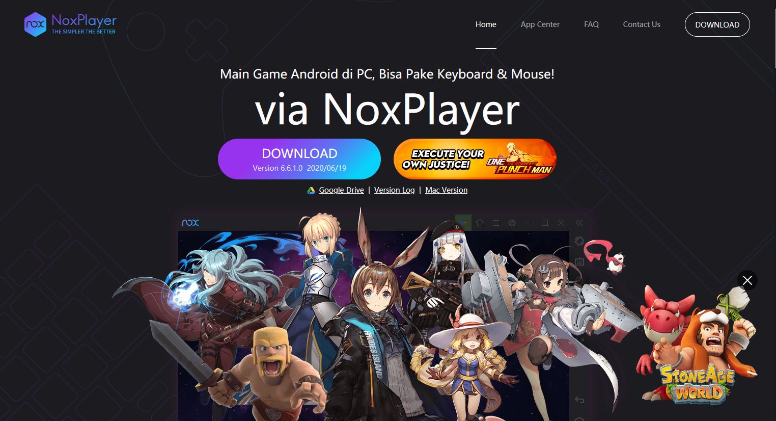 Download dan Install NoxPlayer