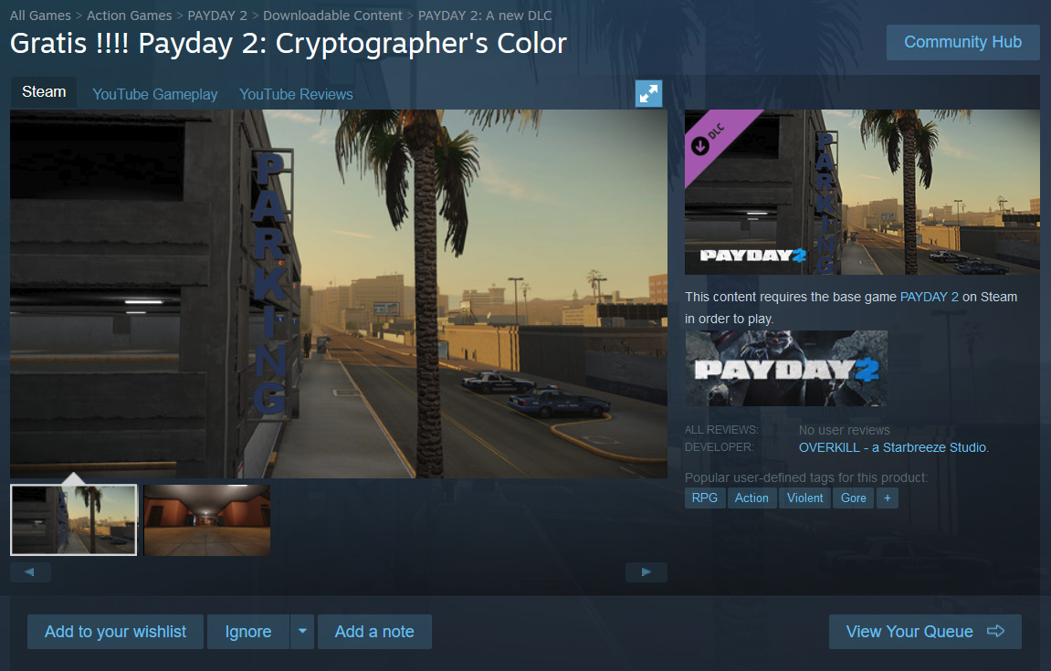 Payday 2: Cryptographer's Color