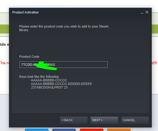 Steam Activate Product Code